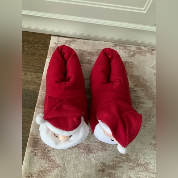 OLD NAVY Cozy CHRISTMAS Santa Mens’s Slippers Size X-Large 12-13 BRAND NEW - Picture 4 of 12
